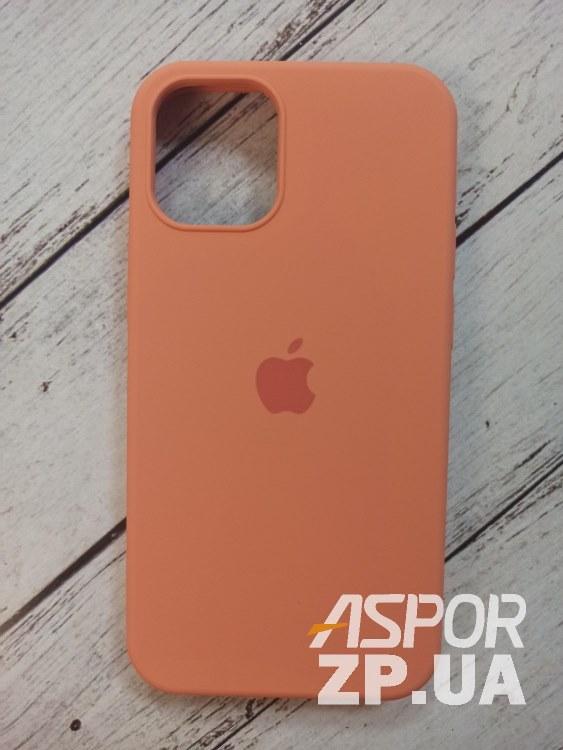 Чохол iPhone 12 mini 5.4"- Silicone Case Full Cover №58 темно-оранжевий, фото 1