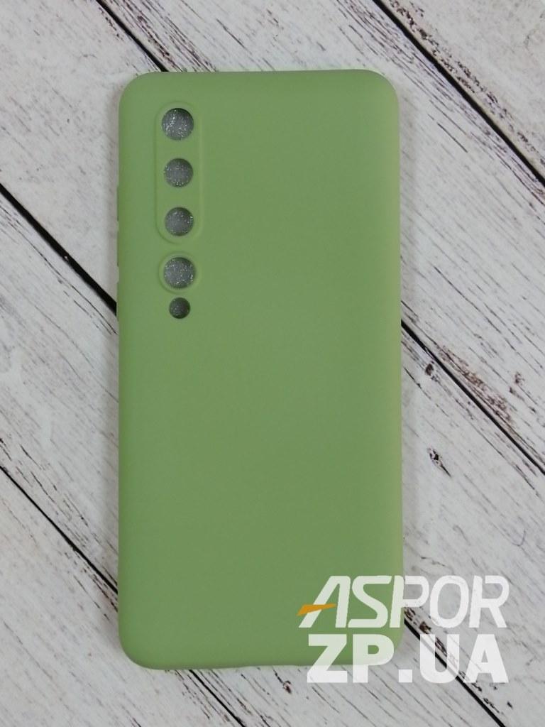 Чохол Xiaomi Mi 10/Mi 10 Pro- Aspor Silicone Full салатовий, фото 1