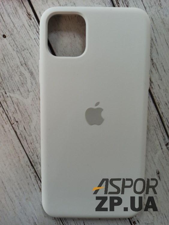 Чохол iPhone 11 Pro Max- Silicone Case Full Cover №9 білий, фото 1