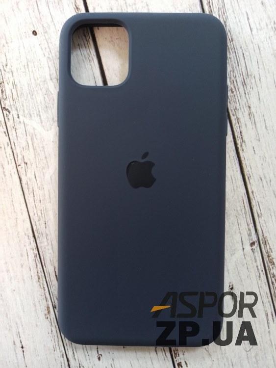 Чохол iPhone 11 Pro Max- Silicone Case Full Cover №8 темно-синій, фото 1
