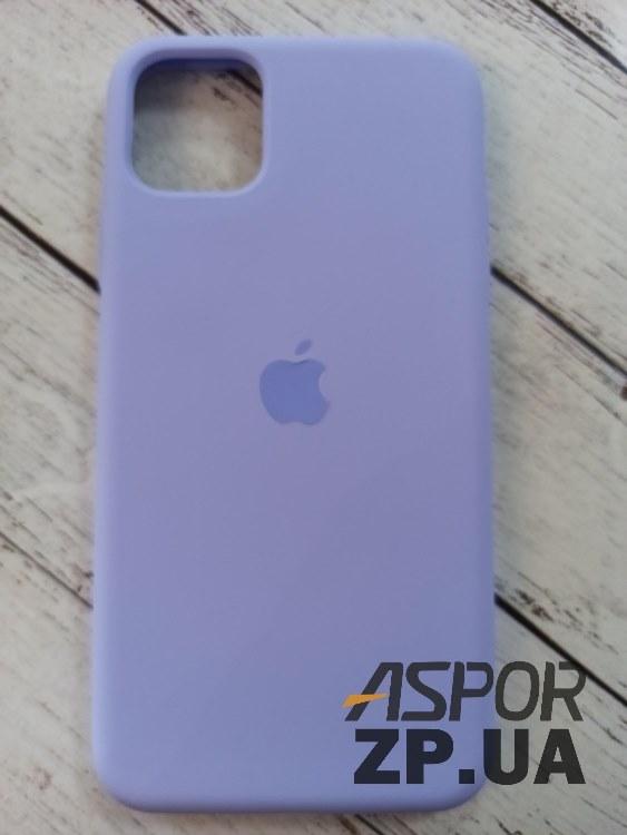 Чохол iPhone 11 Pro Max- Silicone Case Full Cover №42 бузковий, фото 1