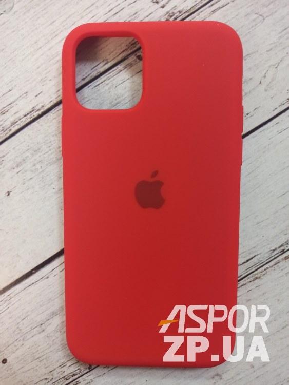 Чохол iPhone 11 Pro- Silicone Case Full Cover №14 червоний, фото 1