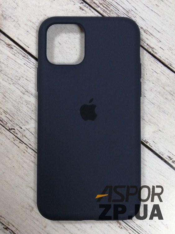 Чохол iPhone 11 Pro- Silicone Case Full Cover №8 темно-синій, фото 1