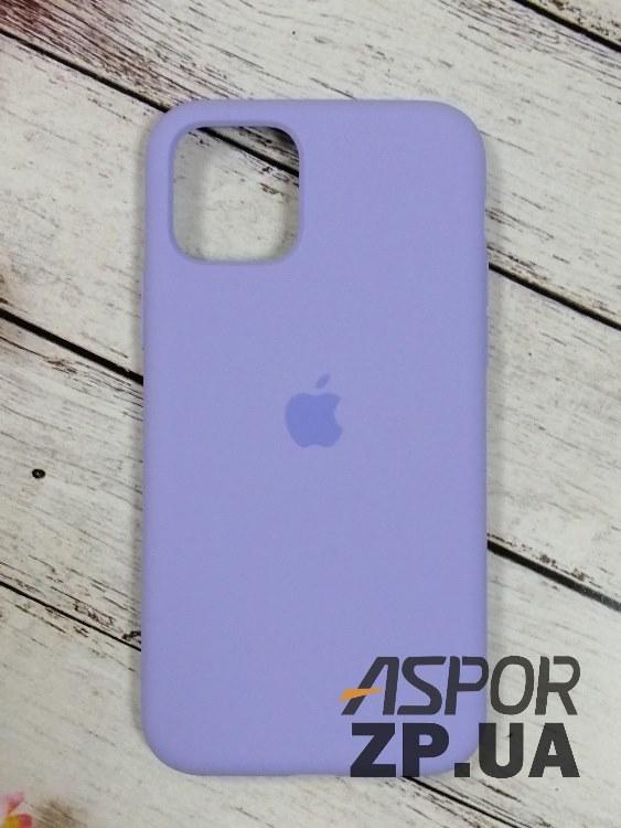 Чохол iPhone 11 Pro- Silicone Case Full Cover №42 бузковий, фото 1