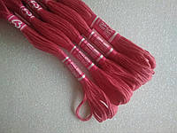 8м нитки мулине для вышивания цвет - ярко-розовый
