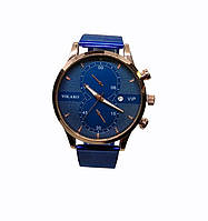 Часы мужские на браслете кольчуга Yolako VIP Blue