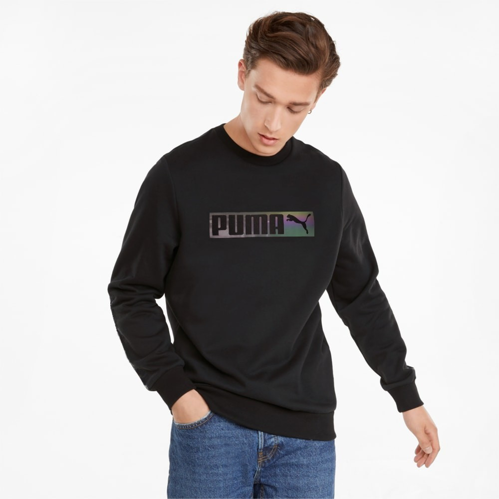 Чоловічий зимовий світшот PUMA EVOSTRIPE Crew Fleece
