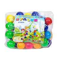 Іграшка Набір дитячий "маленькі Кульки" в сумці 100 шт, 7 см, 026/1 (3) "BAMSIC"