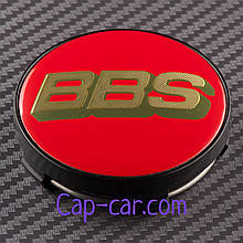 Ковпачки, заглушки для дисків з емблемою BBS. 56/60 мм.