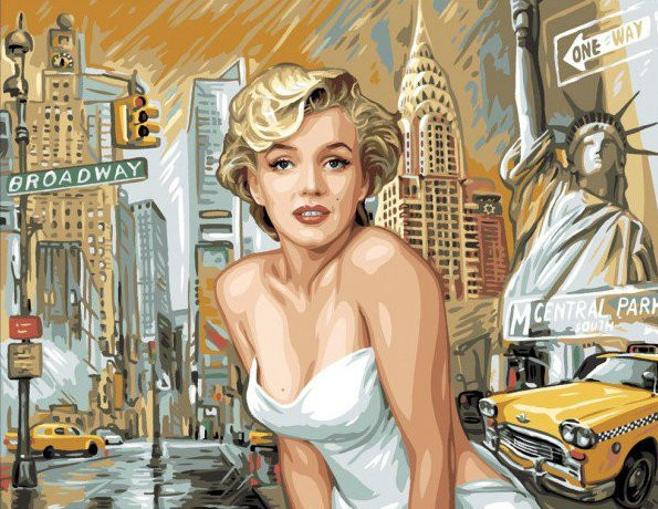 DM-405 Набор алмазной мозаики Мерилін Монро