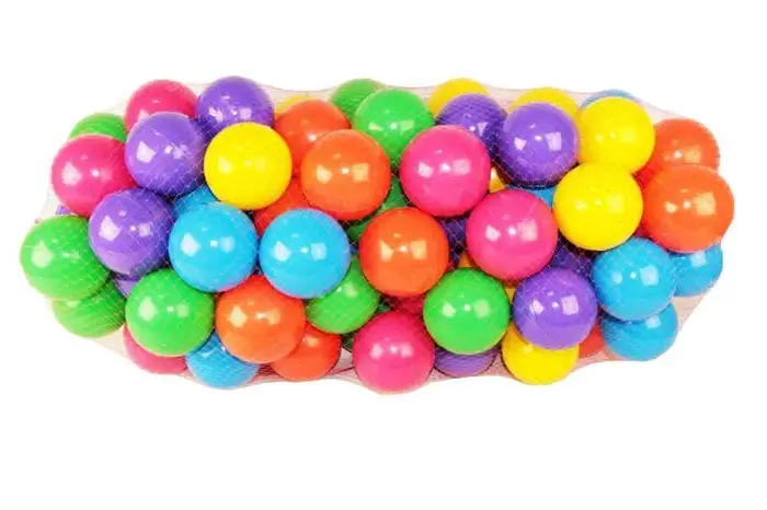 Игрушка Шарики "80 мм мягкие" 17103 (2) в сетке 100 шт. "M-TOYS", цена ...