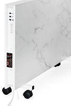 Подвійний керамічний обігрівач c програматором Flyme 800PW білий, фото 3