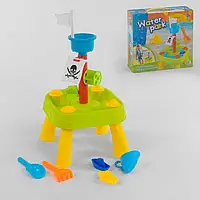 Игрушка Столик для песка и воды 979 С (18) с аксессуарами, в коробке