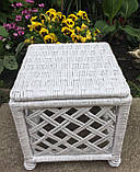 Табуретка Решотка -Біле, фото 4