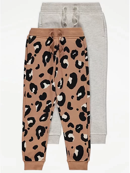 Спортивні штани для дівчаток Animal Print  George (Англія) р.92/98, 98/104см