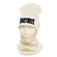 Зимний подростковый комплект "Fortnite" белый