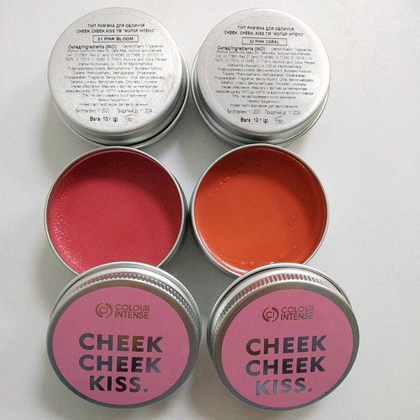 Рум' яна твінт для обличчя масляні Colour Intense Cheek Cheek kiss