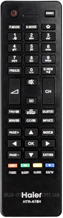 Оригінальний пульт для телевізорів HAIER HTR-A18H