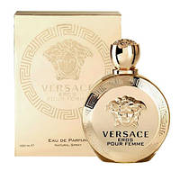 Женские элитные духи Versace Eros Pour Femme 100ml оригинал, Версаче Эрос древесно мускусный аромат