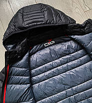 Чоловіча куртка CMP Man Jacket Zip Hood чорна 31K2717-U901 Оригінал, фото 5