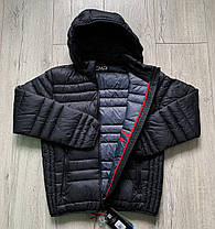 Чоловіча куртка CMP Man Jacket Zip Hood чорна 31K2717-U901 Оригінал, фото 2