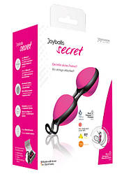 Вагінальні кульки Joyballs secret, pink-black