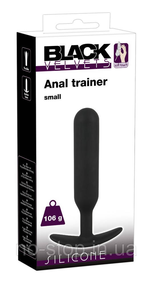 Анальна пробка Black Velvets Anal Trainer sma, фото 1