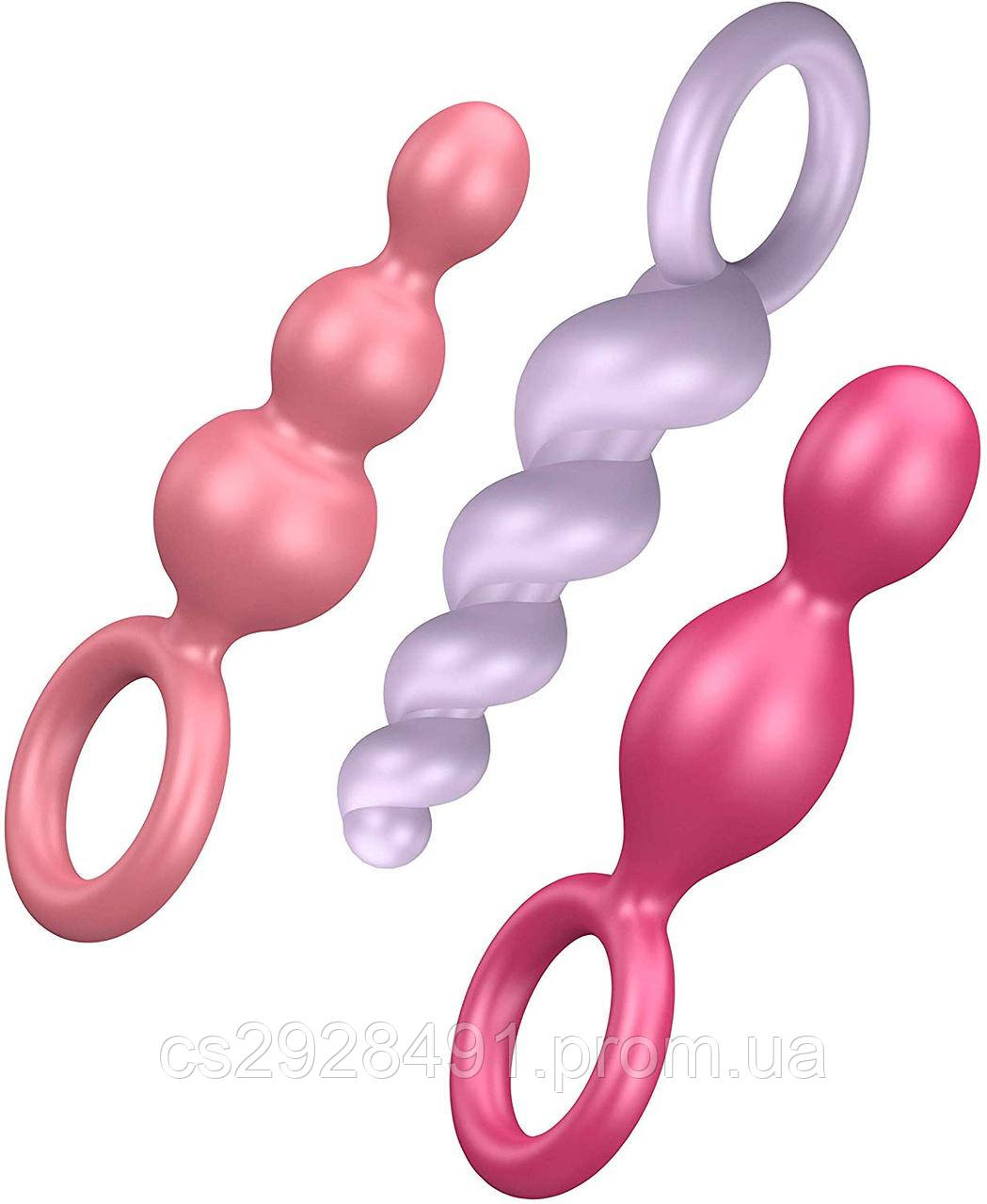 Набір анальних пробок Satisfyer s colored set of 3 шт