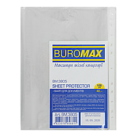 Buromax Файл для документів, А4+, 40мкм, 100шт. в упаковці