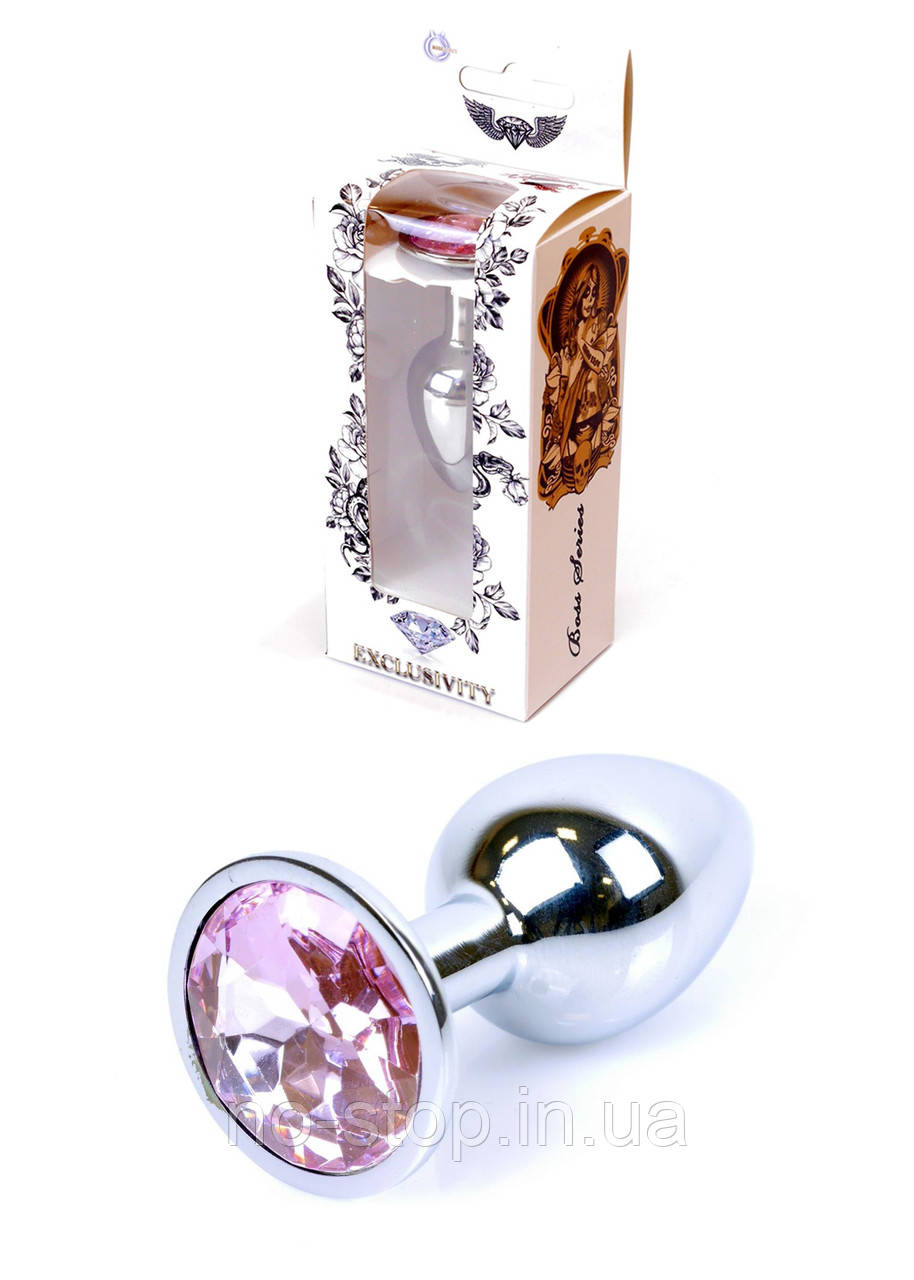 Анальна пробка Jewellery Silver PLUGRose, фото 1