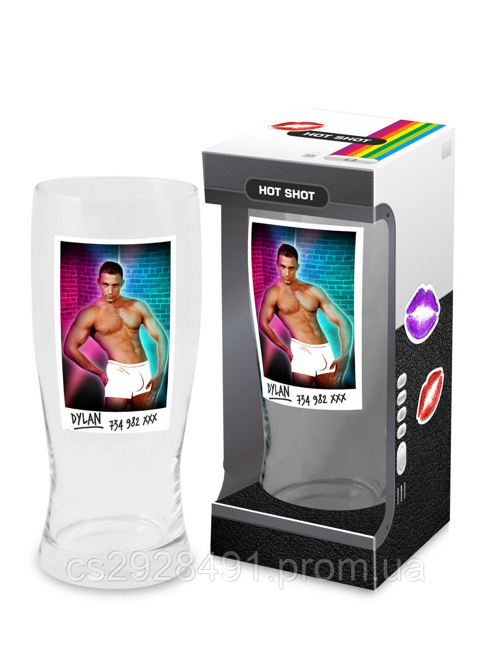 Кухоль для пива - HOT SHOT Szklanka do piwa 500 ml