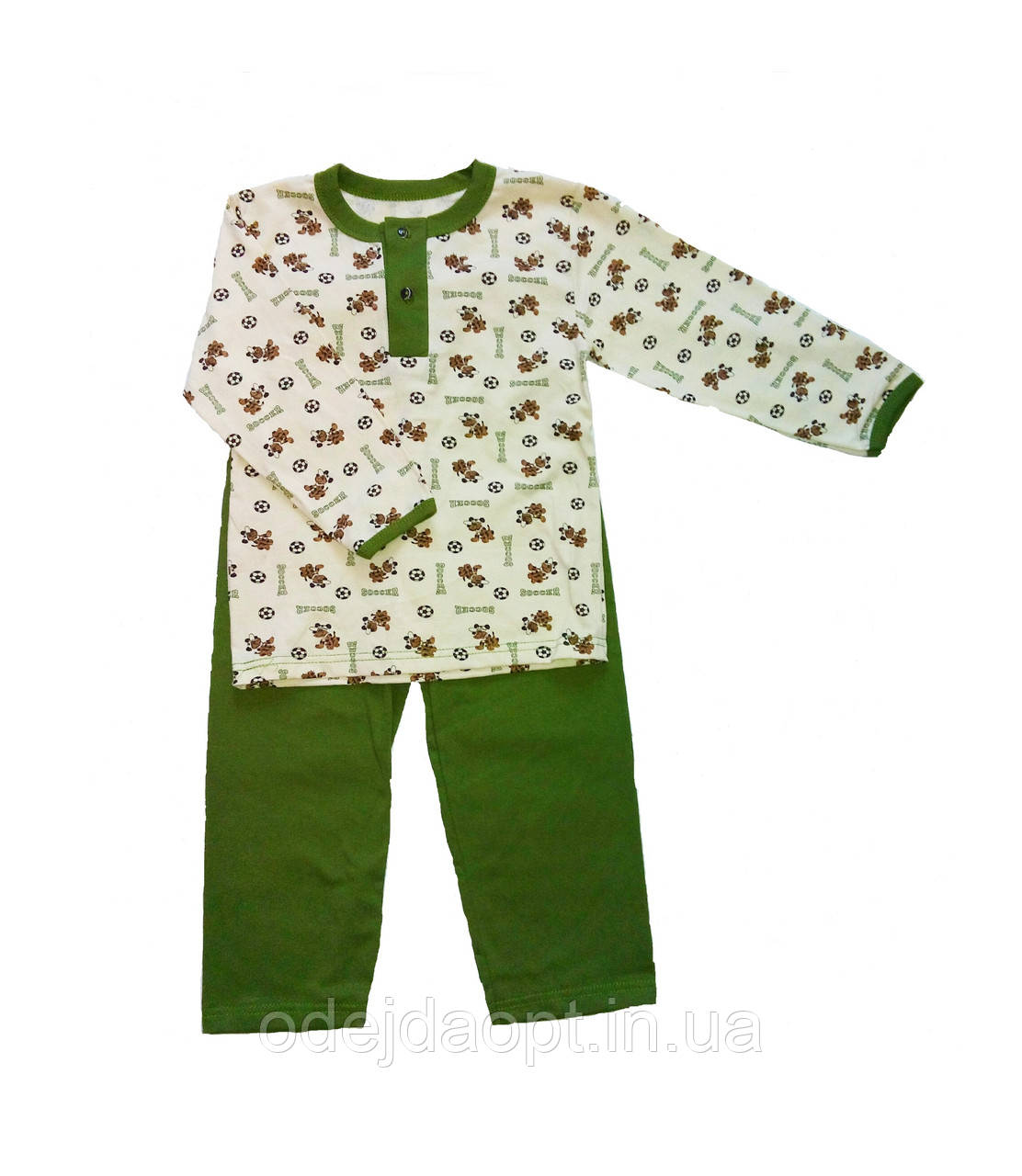 Тепла піжама для хлопчика на байці