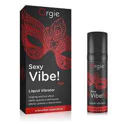 Рідкий вібратор зігріваючим ефектом Sexy Vibe! Hot Liquid Vibrator 15 ml