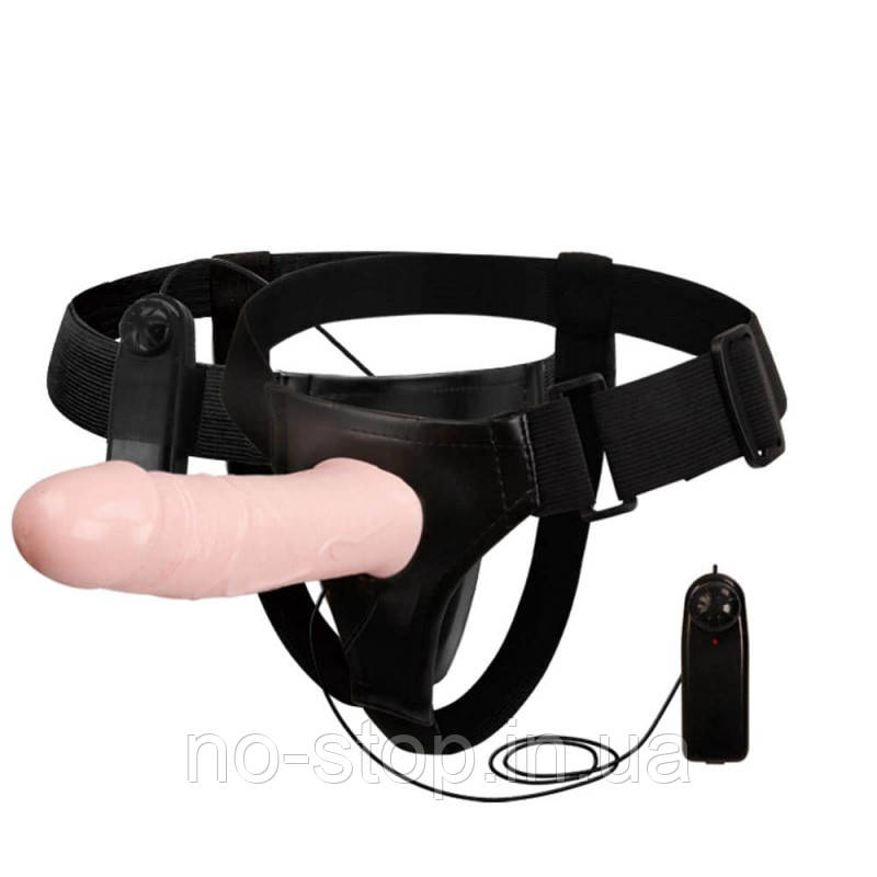 Страпон Hollow Strap-on with Vibration, фото 1