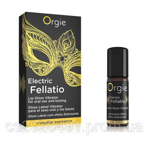 Рідкий вібратор блиск для губ Sexy Vibe! Electric Fellatio vibrating gloss 10ml