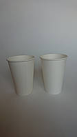 Паперові стакани 340мл білі 50шт/уп