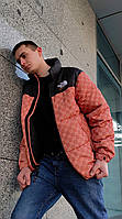 Пуховик The North Face Gucci Orange куртка зе норт фейс гуччи оранжевая