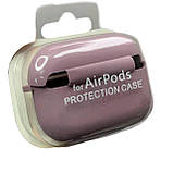 Чохол для AirPods Pro Silicone case Microfiber (з мікрофіброю) Blueberry, фото 3