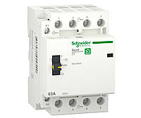 Модульный контактор 63A, 3P+N, 4NO, ~230В 50Гц, Schneider Electric, Resi9, R9C20463