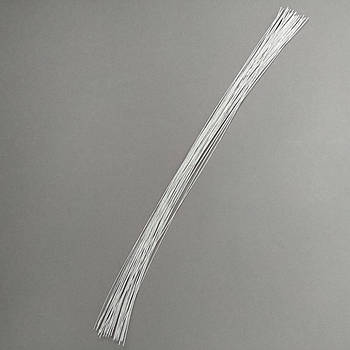 Білий дріт (у папері) No26 36 см — 50 шт.