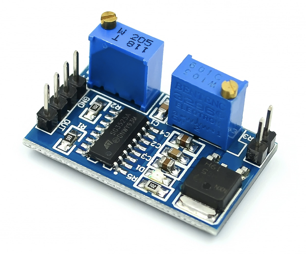 Плата перетворювач напруги в частоту ШІМ із генератором 100 Гц-100 кГц SG3525 78M05, фото 1
