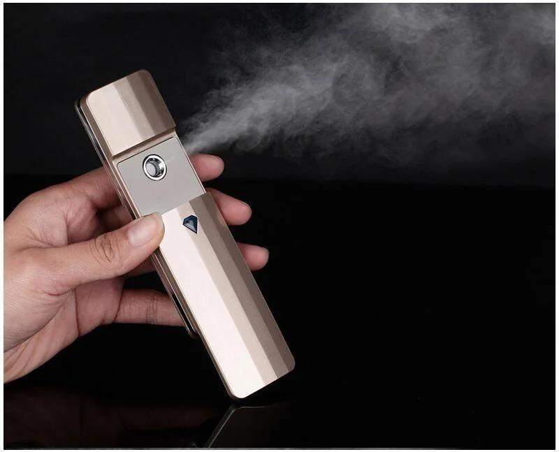 Небулайзер USB золотий/білий (Нано зволожувач), фото 1