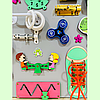 Розвиваюча дошка розмір 40*50 Бизиборд для дітей "Черепашка" на 29 елементів!, фото 4