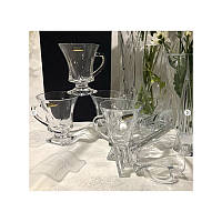 Набір чашок 100 мл для кави 6 предметів Bohemia Quadro