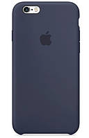 Силиконовый чехол с микрофиброй внутри iPhone 6/6S Silicon Case #08 Deep Blue