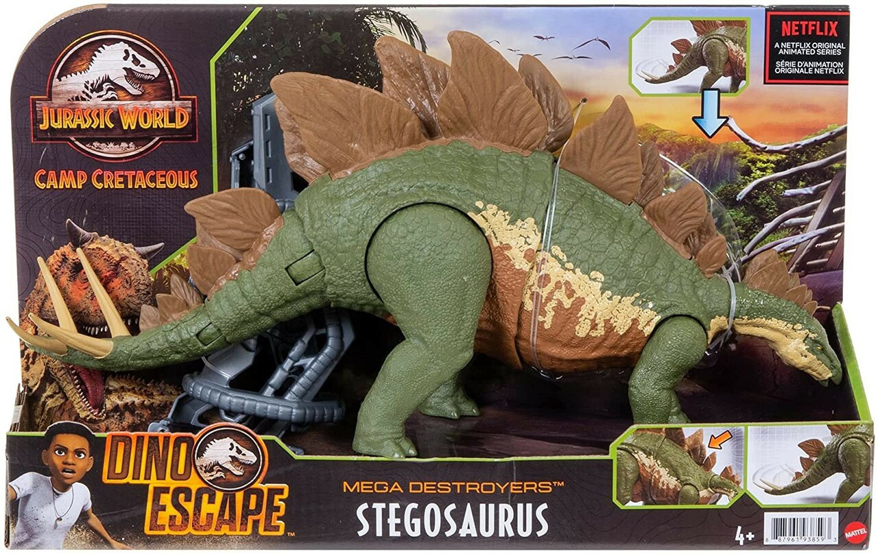 Юрський Світ великий динозавр Стегозавр Jurassic World Mega Destroyers Stegosaurus
