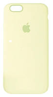 Силиконовый чехол с микрофиброй внутри iPhone 6/6S Silicon Case #11 Antic White
