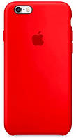 Силиконовый чехол с микрофиброй внутри iPhone 6/6S Silicon Case #14 Red