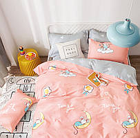 Комплект постільної білизни Bella Villa сатин полуторний (B-0299 Sn)