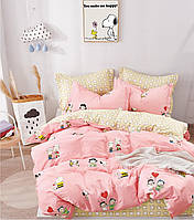 Комплект постільної білизни Bella Villa сатин полуторний (B-0292 Sn)